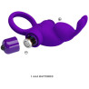Cockring vibrant Dick Rabbit Pretty Love 30mm Violet