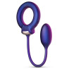 Cockring + Plug vibrant Eclipse Hueman 6.5 x 3cm - Diamètre 45mm