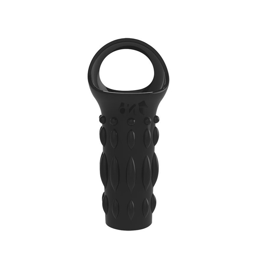 Etui pour Pénis Texturé Noir 8 x 3.8cm