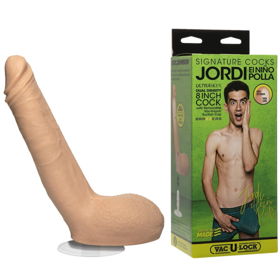 Gode réaliste Acteur Jordi El Nino Polla 16 x 4.5cm