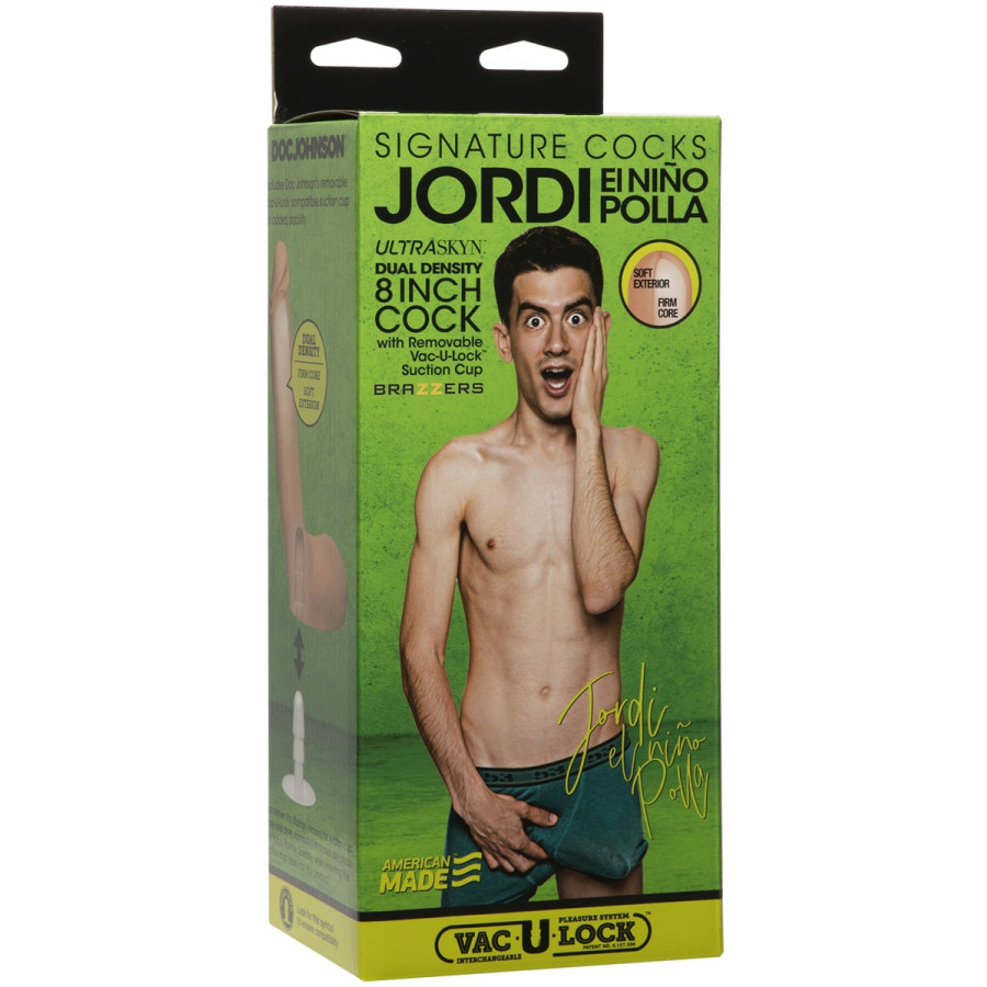Gode réaliste Acteur Jordi El Nino Polla 16 x 4.5cm