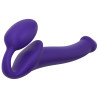 Gode + plug STRAP-ON-ME Bendable M 16 x 4 cm Violet