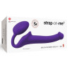 Gode + Plug STRAP-ON-ME Bendable S 15 x 3.5 cm Violet