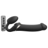 Dildo Multi Orgasm Strap-On-Me L 15.5 x 4.2cm Noir
