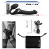 Dildo Multi Orgasm Strap-On-Me L 15.5 x 4.2cm Noir