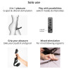 Dildo Multi Orgasm Strap-On-Me L 15.5 x 4.2cm Noir