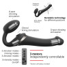 Dildo Multi Orgasm Strap-On-Me L 15.5 x 4.2cm Noir