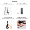 Dildo MULTI ORGASM Strap-On-Me S 14.5 x 3.4cm Noir