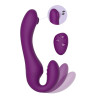 Stimulateur de point G Strapless Strap-On 13 x 3.5cm Violet