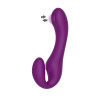 Stimulateur de point G Strapless Strap-On 13 x 3.5cm Violet