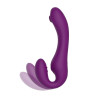 Stimulateur de point G Strapless Strap-On 13 x 3.5cm Violet