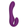 Stimulateur de point G Strapless Strap-On 13 x 3.5cm Violet