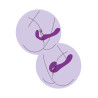 Stimulateur de point G Strapless Strap-On 13 x 3.5cm Violet