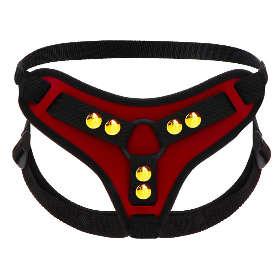 Jock-Harnais pour Gode-ceinture Taboom Rouge