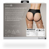 Jock String vibrant Strap-On Thong Rear Open Noir 