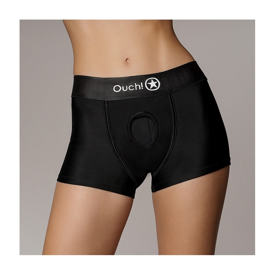 Boxer vibrant Strap-On Boxer Noir