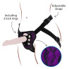 Harnais pour Gode ceinture Strap-On Get Real Violet
