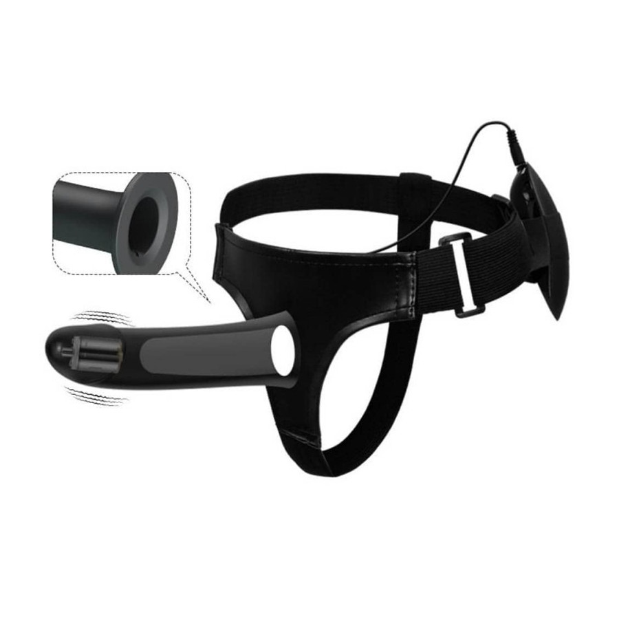 Gode ceinture vibrant Vito 17 x 4cm