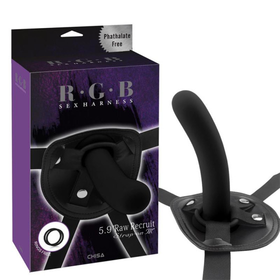 Gode ceinture Strap On RECRUIT 14 x 3.5 cm