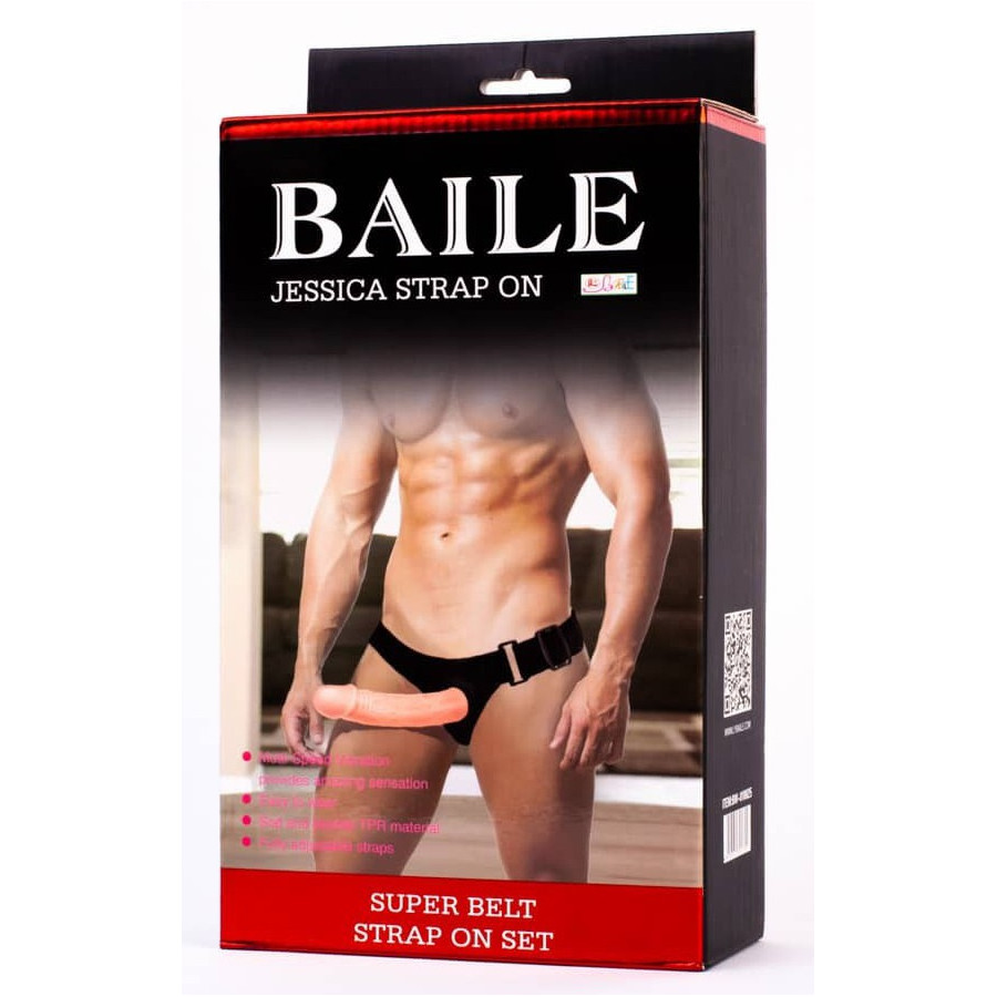 Gode ceinture vibrant Strap-On Men 17 x 4 cm