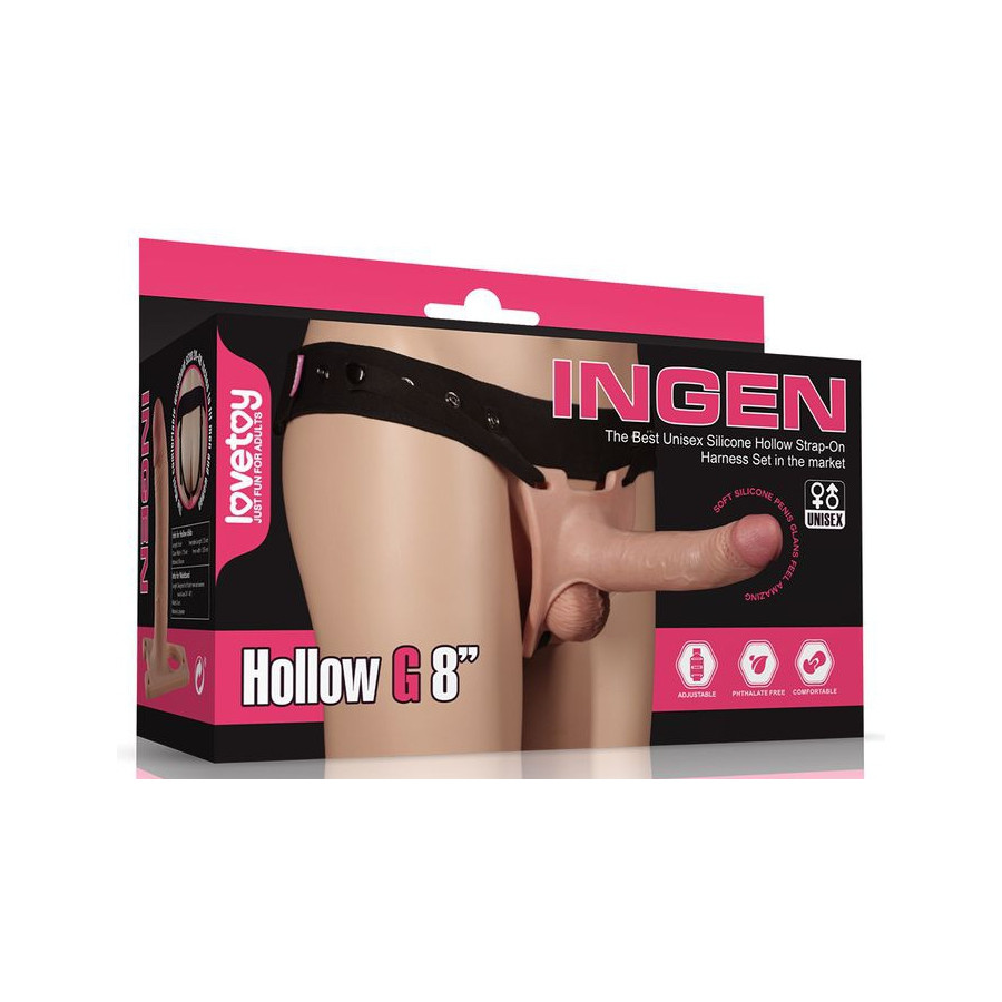 Gode ceinture Hollow G 19.3 x 4.5cm