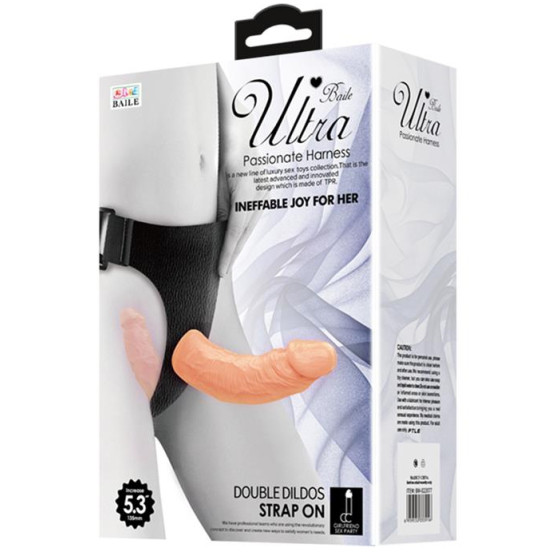 Gode ceinture Double Ultra 12 x 3.5cm