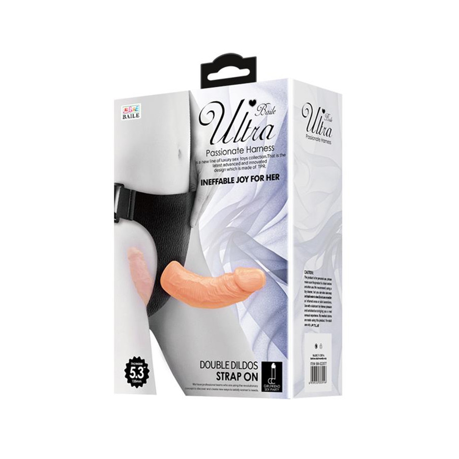 Gode ceinture Double Ultra 12 x 3.5cm