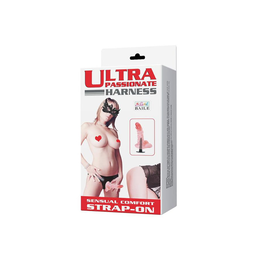 Gode-ceinture Strap-On Sensual 13 x 4cm