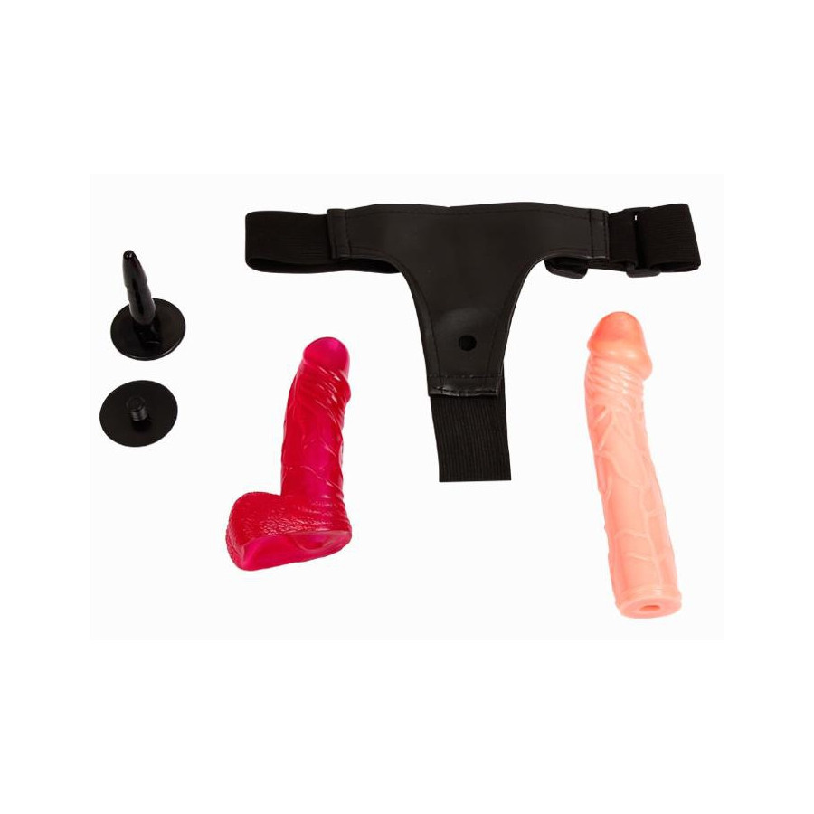 Gode ceinture Strap-On 2 Dildos