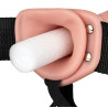 Gode ceinture vibrant Hollow Vibe RealRock 20 x 4.5cm