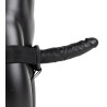 Gode ceinture vibrant Hollow Vibe RealRock 20 x 4.5cm Noir