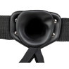 Gode ceinture vibrant Hollow Vibe RealRock 20 x 4.5cm Noir