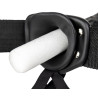 Gode ceinture vibrant Hollow Vibe RealRock 20 x 4.5cm Noir