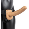 Gode ceinture creux Hollow Strap On RealRock 23 x 4.5cm Latino