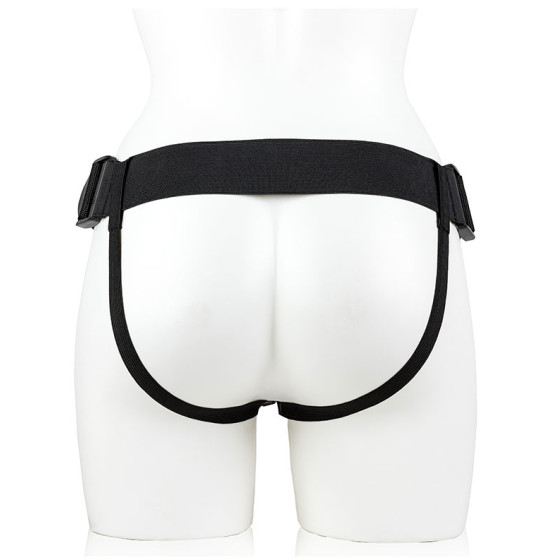 Gode ceinture creux HOLLOW STRAP ON RealRock 23 x 4.5cm Noir