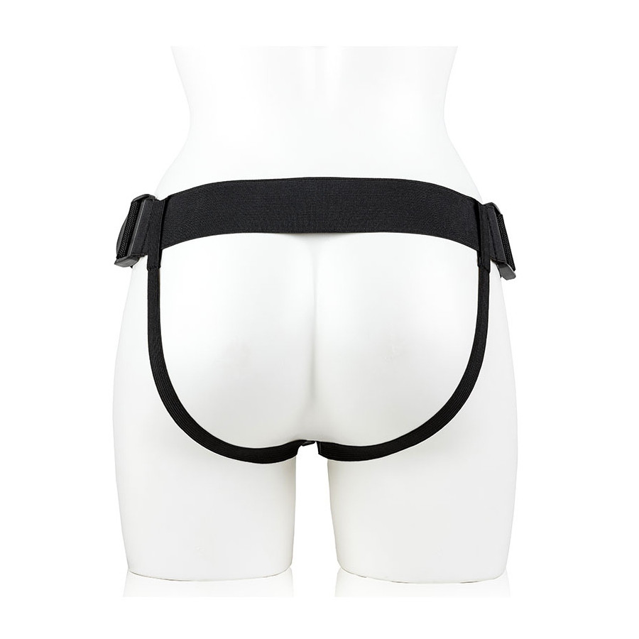 Gode ceinture creux HOLLOW STRAP ON RealRock 23 x 4.5cm Noir