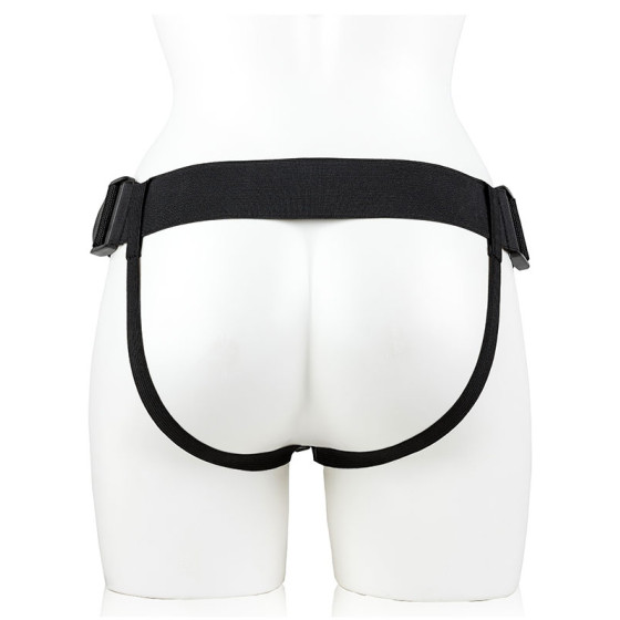 Gode ceinture creux Hollow Strap On RealRock 18 x 4.5cm Latino