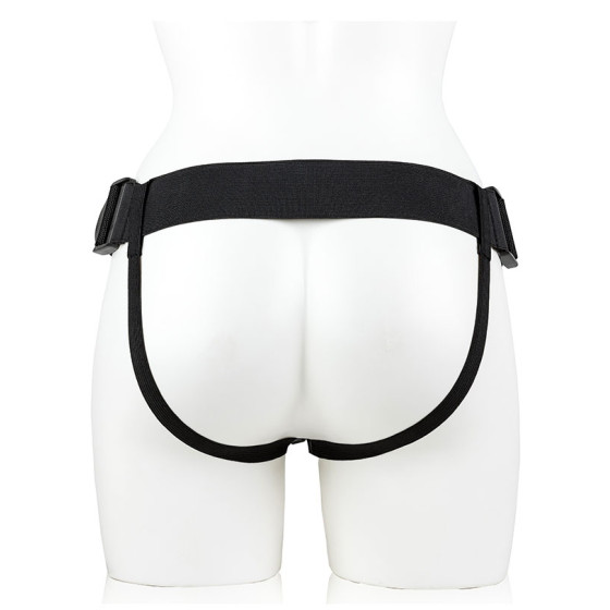Gode ceinture creux Hollow Strap On RealRock 18 x 4.5cm