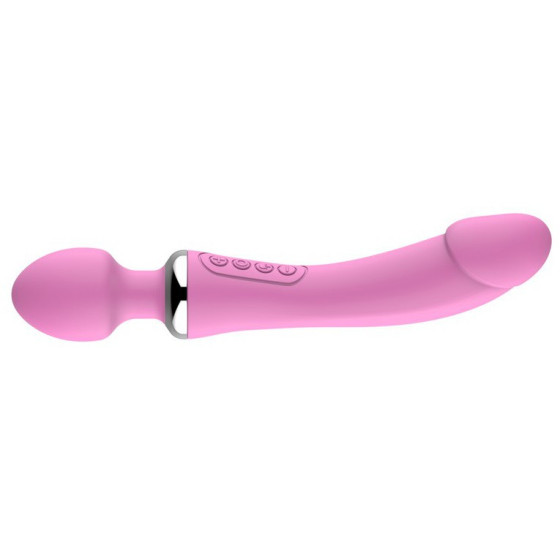 Dildo Wand Double Head 22 x 3.5 cm Rose