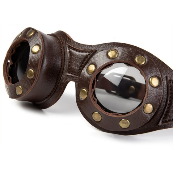 Paire de lunettes Motor Marron