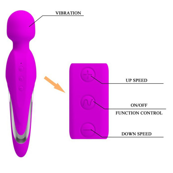 Vibro Wand Puissant Fitzgerald  - Tête 50mm