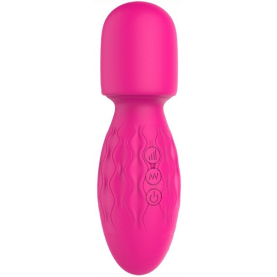 Mini Wand Power Magic 15cm - Tête 42mm Rose