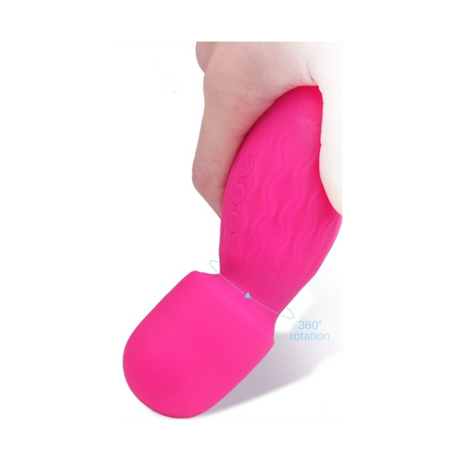 Mini Wand Power Magic 15cm - Tête 42mm Rose