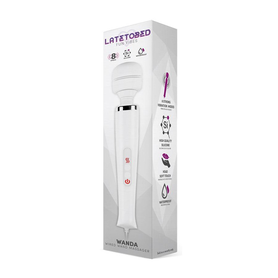 Wand puissant Wanda 8 Vibrations Blanc