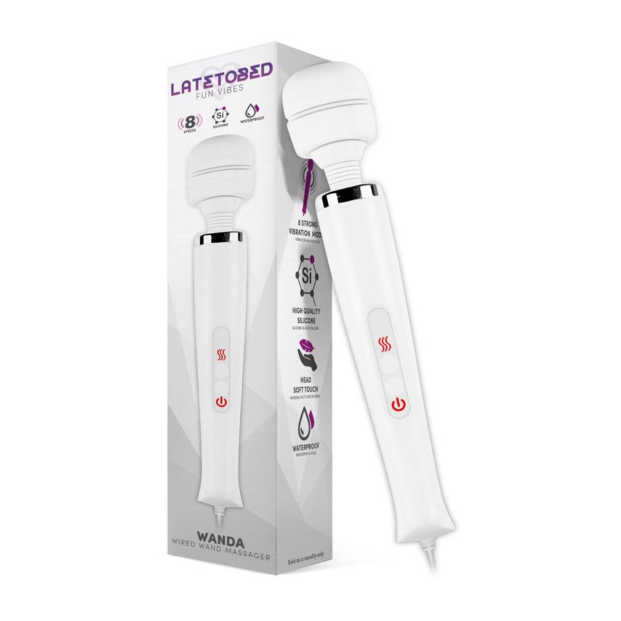 Wand puissant Wanda 8 Vibrations Blanc