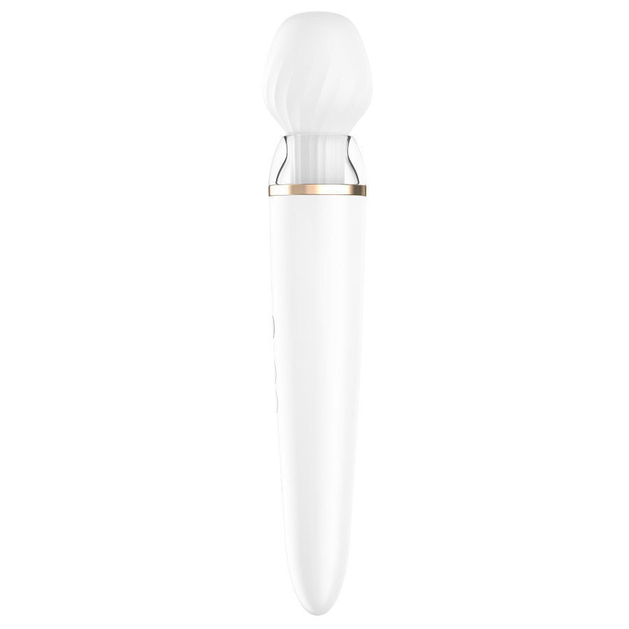 Double Wand-er Satisfyer 33cm Blanc