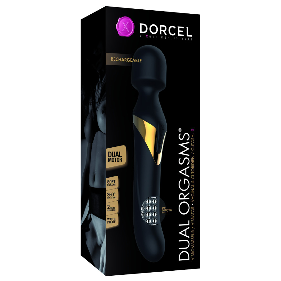 Wand Dual Orgasms Dorcel 24cm - Tête 46mm