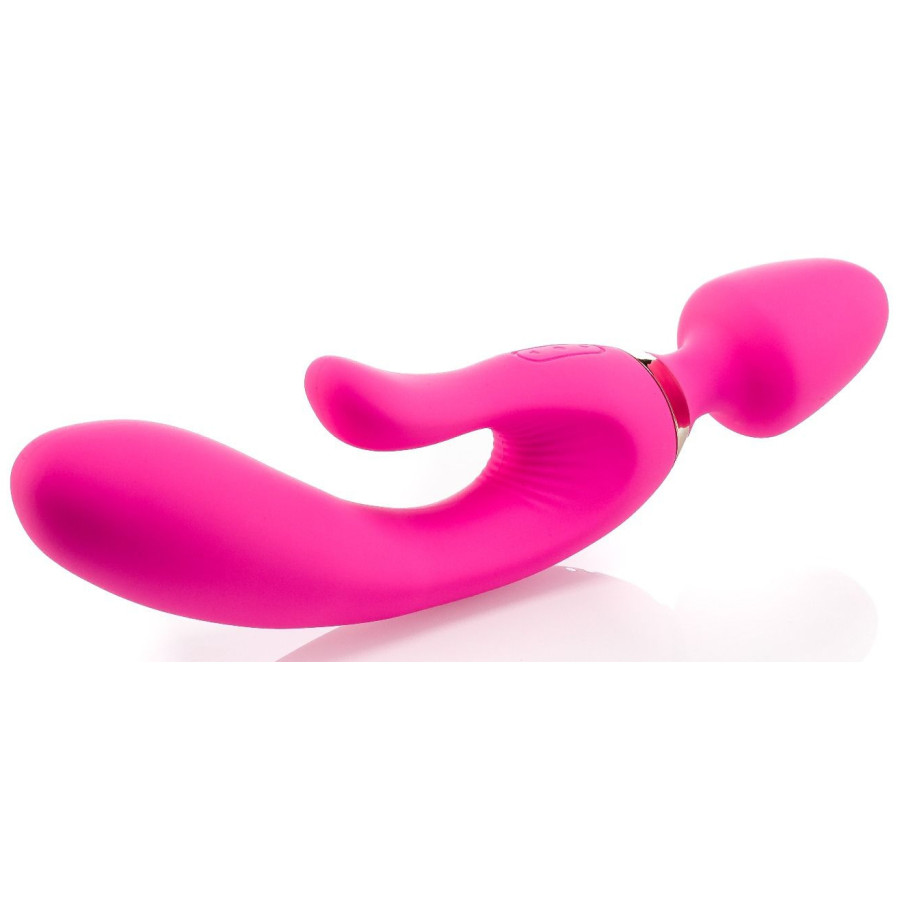 Vibro Wand Three Double 12.5 x 4cm Rose