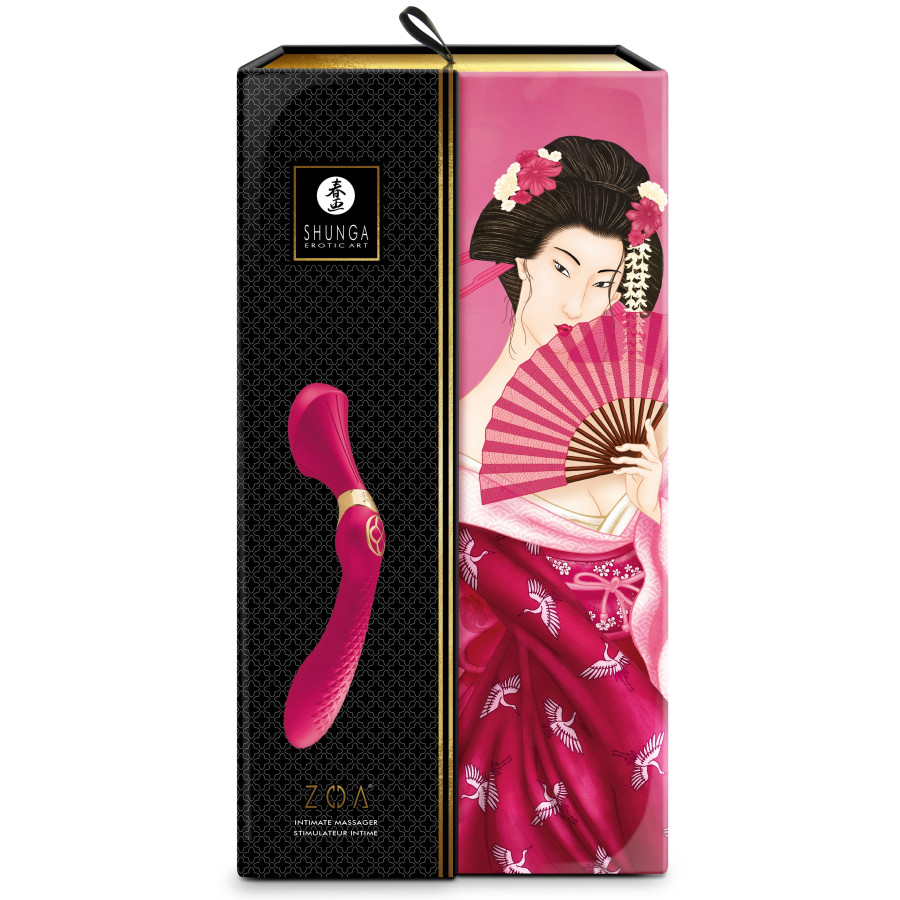 Stimulateur intime Shunga Zoa Framboise