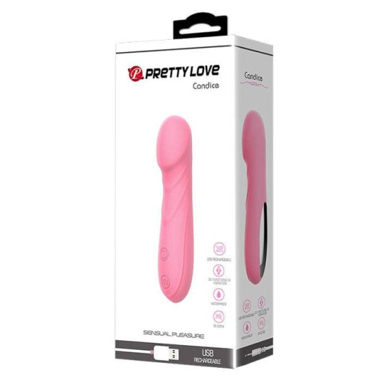Vibromasseur Candice 14.2 x 2.9 cm